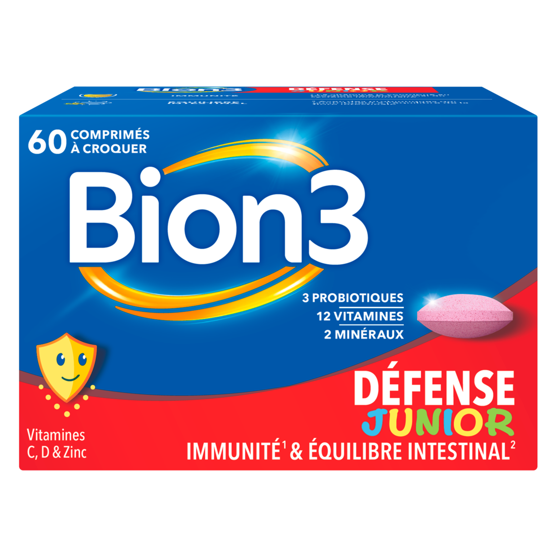 Bion3 Défense Junior – Immunité & Probiotiques 30 Comprimés – Image 9