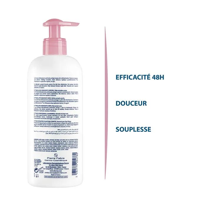 Ducray Ictyane Lait Hydratant Corps Peaux Normales Seches 400ml – Image 2