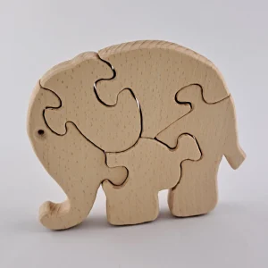 Puzzle en bois – Éléphant