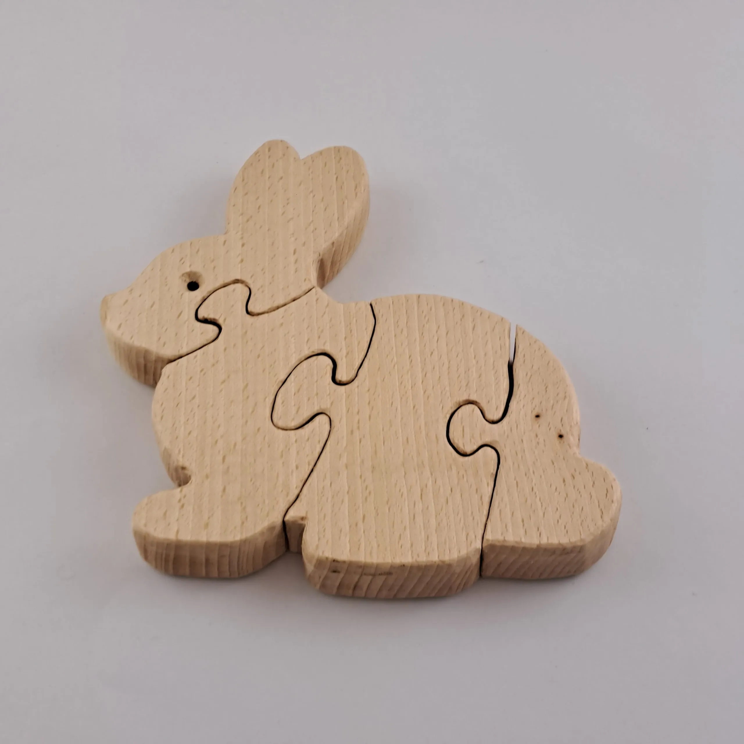 Puzzle en bois – Lapin – Image 3