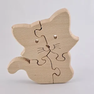 Puzzle en bois – Chat