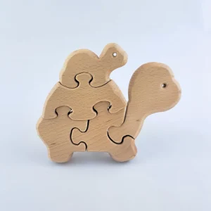 Puzzle en bois – Tortue et son bébé