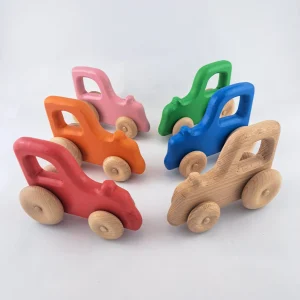 Tracteur en bois – Plusieurs colories