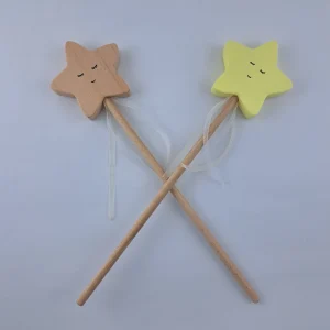 Baguette de fée en bois – Étoile