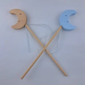 Baguette de fée en bois – Lune