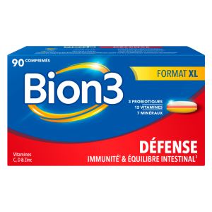 Bion3 Défense – Immunité & Probiotiques – 90 Comprimés