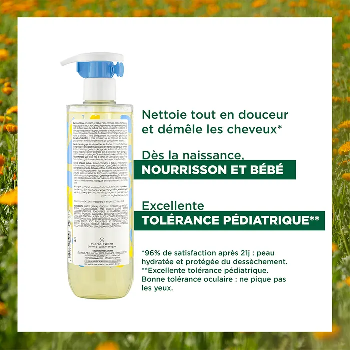 Klorane Bébé Gel Lavant Doux 500ml – Image 2