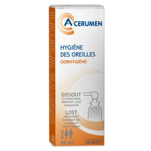 A-Cerumen Hygiène des oreilles Spray – Formule colorée 40ml