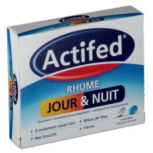 ACTIFED RHUME JOUR ET NUIT