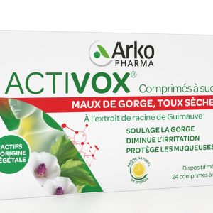 ARKOPHARMA ACTIVOX MAUX DE GORGE ET TOUX SÈCHE
