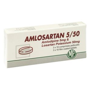 AMLOSARTAN 5 MG/50 MG 30 COMPRIMÉS