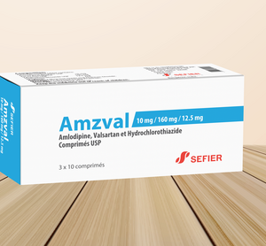 AMZVAL 10/160/12.5 MG 30 COMPRIMÉS