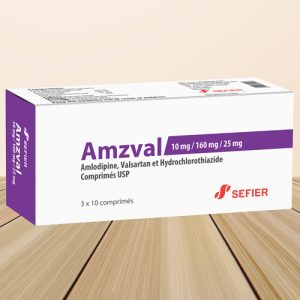 AMZVAL 10/160/25 MG 30 COMPRIMÉS