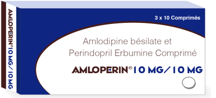 AMLOPERIN 10 MG/10 MG 30 COMPRIMÉS
