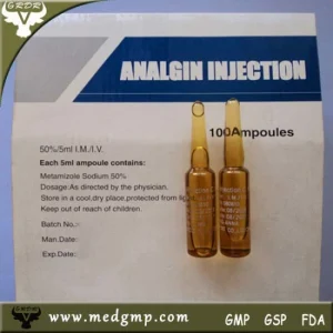 ANALGIN 100 AMPOULES DE SOLUTION INJECTABLE