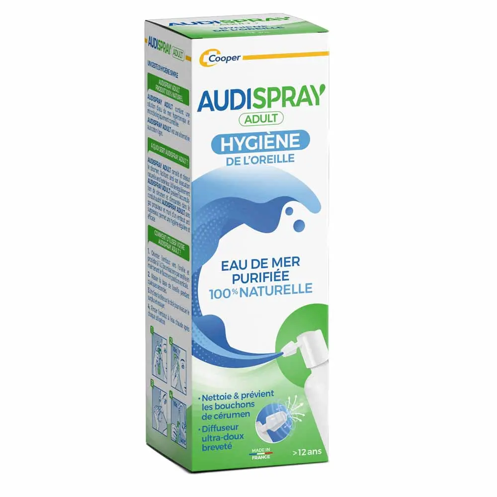 Audispray Solution Auriculaire Spray Pour adulte 50ml