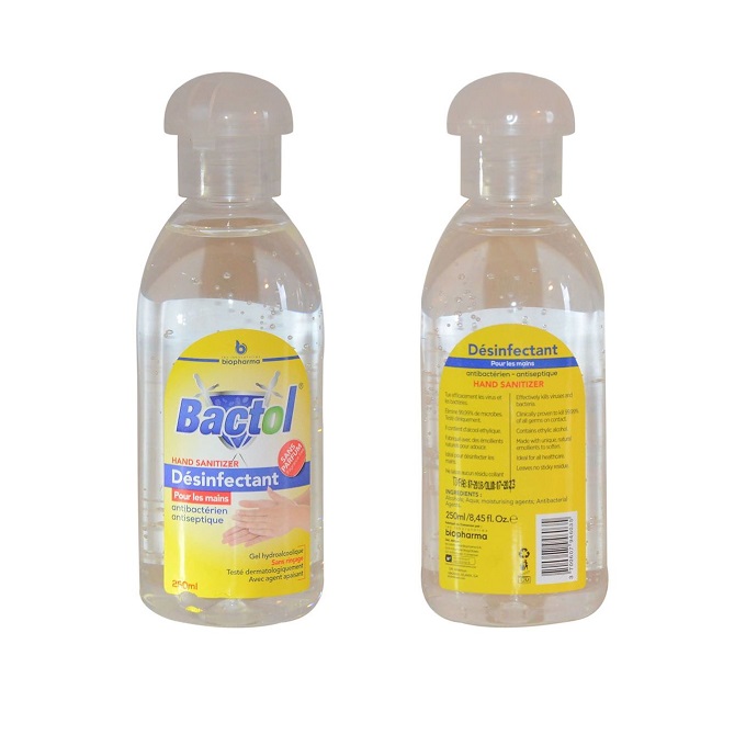 BACTOL GEL DESINFECTANT 250 ml