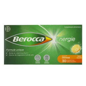 Berocca Energie Orange 30 Comprimés effervescents