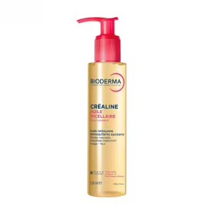 Bioderma Crealine Huile Micellaire Nettoyante Démaquillante Apaisante Peaux Sensibles 150ml