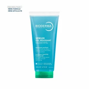 Bioderma Sebium Gel nettoyant Peaux grasses Gel moussant 200ml