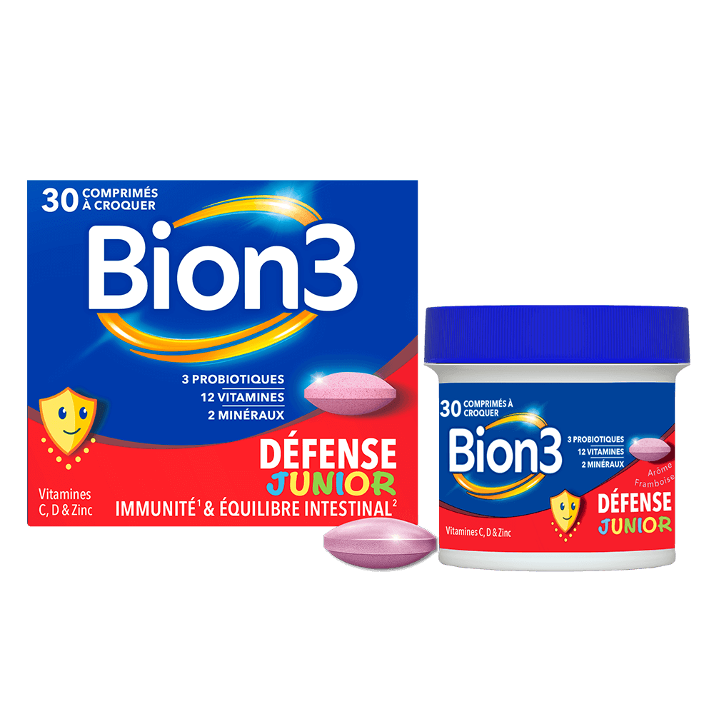 Bion3 Défense Junior – Immunité & Probiotiques 30 Comprimés