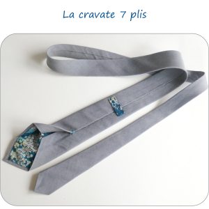 La cravate 7 plis