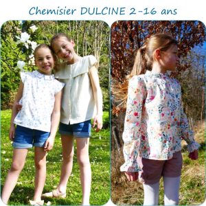 DULCINE – patron chemisier pour fille du 2 au 16 ans
