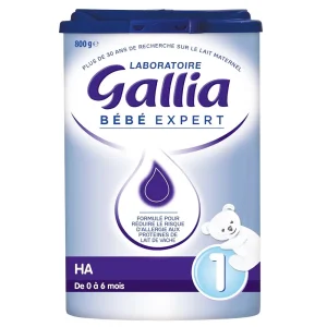 Gallia Bebe Expert HA 1 Lait En Poudre 0-6 Mois 800g