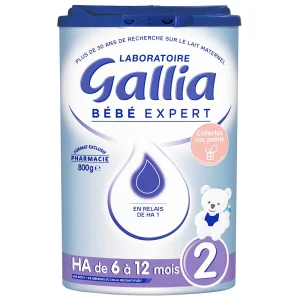 Gallia Bebe Expert Ha 2 Lait En Poudre 6-12 Mois 800g