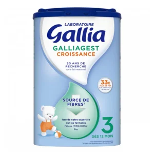 Gallia Galliagest Lait En Poudre Premium 3 Croissance 12 Mois à 3 Ans 800g
