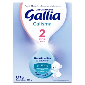 Gallia Lait En Poudre 6 A 12 Mois Calisma 2 2x600g