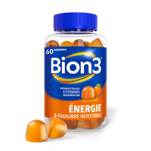 Bion3 Énergie – Énergie & Probiotiques – 60 Gommes