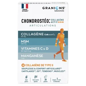 Granions Articulations Chondrosteo+ Collagene Activ 30 Gelules