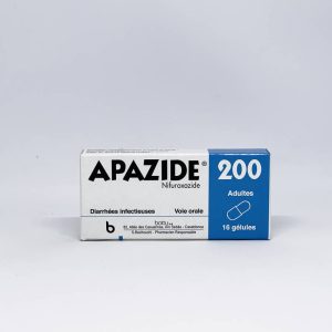 APAZIDE 200 MG 16 GÉLULES