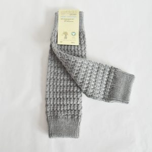 Jambières / guêtres en laine mérinos pour femme – gris Grödo