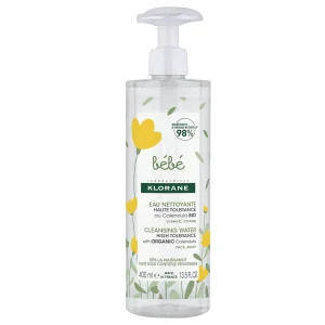 Klorane Bébé Eau Nettoyante Sans Rincage 400ml