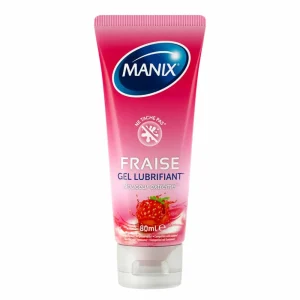 Manix Fraise Gel Lubrifiant Intime Douceur Extrême Fraise 80 ml
