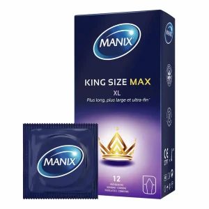 Manix Préservatifs Maximum Confort King Size 12 unités