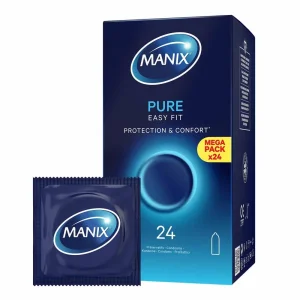 Manix Pure Easy Fit Préservatifs Protection Et Confort 24 unités