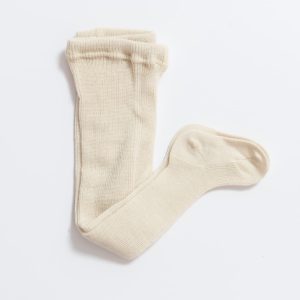 Collants bébé en laine mérinos bio – naturel Grödo