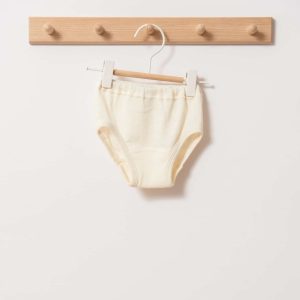 Slip / culotte en laine mérinos bio – écru Cosilana