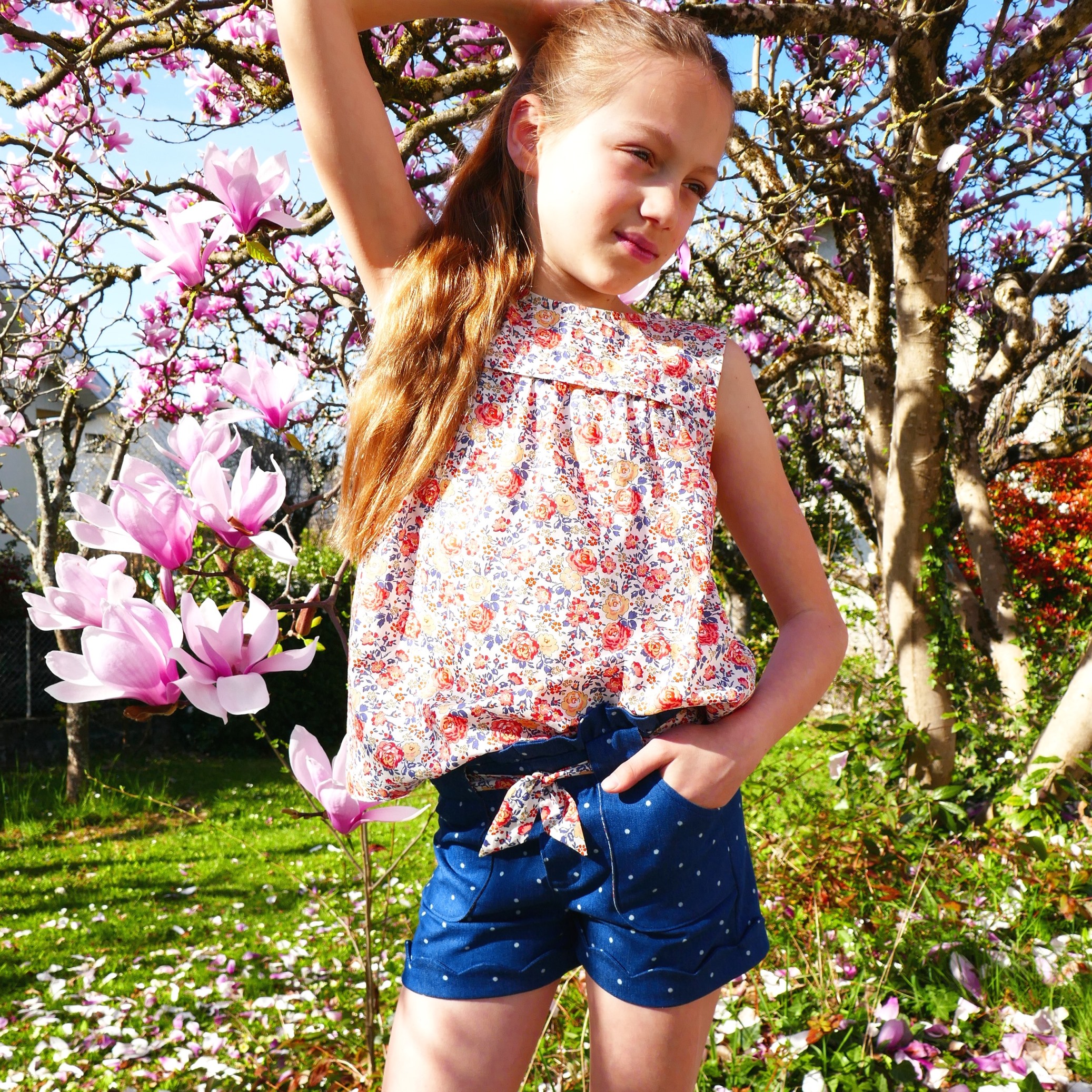 XYLO – patron de short ou pantalon pour fille du 2 au 16 ans – Image 4