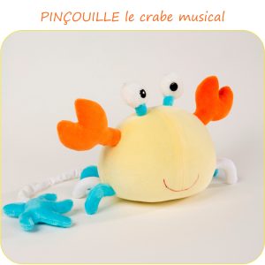 Patron crabe musical PINÇOUILLE