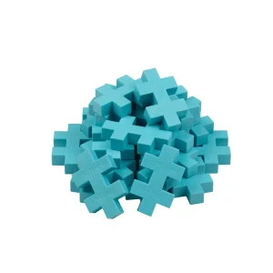 Recharge 25 pièces BIG Bleu turquoise