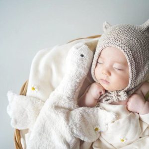 Peluche bouillotte oie (petite) – blanc Senger Naturwelt