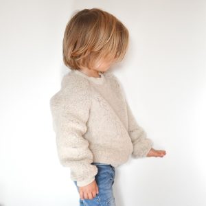 Pull en laine pour enfant – beige Alwero