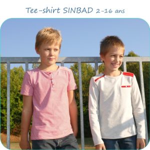 SINBAD – Patron tee-shirt garçon du 2 au 16 ans