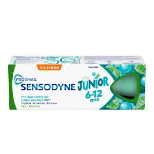 Sensodyne Pro-Email Dentifrice Junior 6 à 12 Ans Menthe Douce 50ml