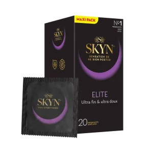 Skyn Elite Préservatifs Sans Latex Ultra Fin et Ultra Doux 20 unités