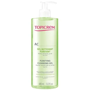 Topicrem Ac Peaux Mixtes A Grasses Gel Nettoyant Purifiant 400ml